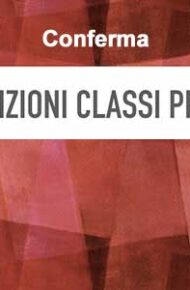 Conferma Iscrizioni classi prime